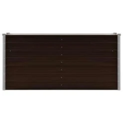 VidaXL Plantenbak Verhoogd 160x40x77 Cm Gegalvaniseerd Staal Bruin -Tuinmeubelwinkel 065876a124314f43bbfe12dc2cdec8fa