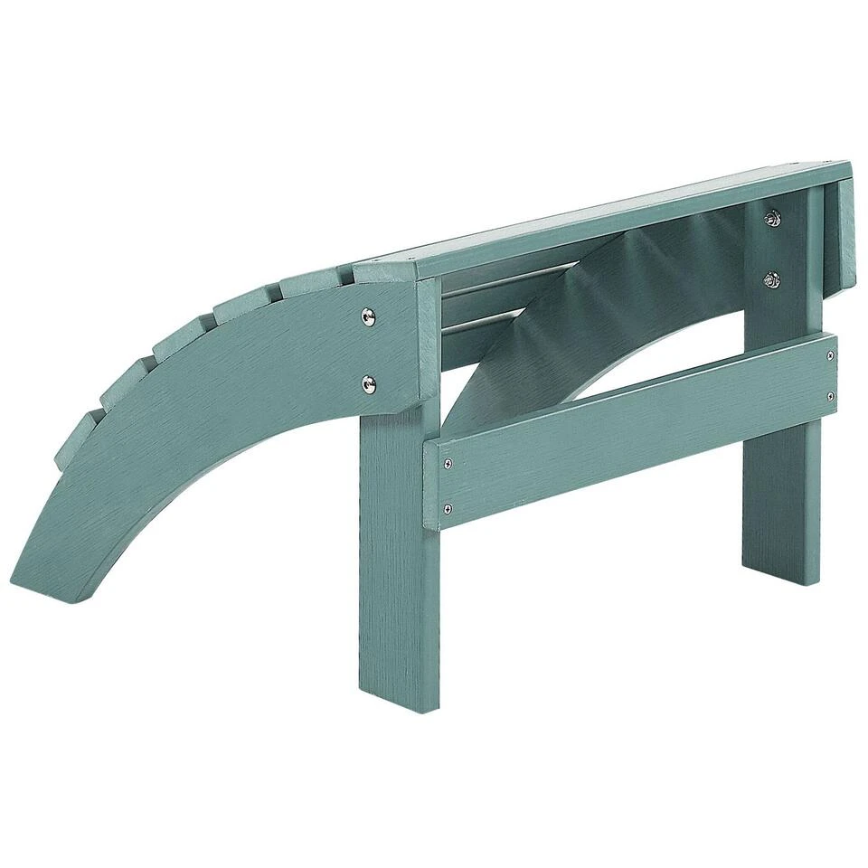 Beliani Voetenbankje ADIRONDACK - Blauw Kunsthout 6 Beliani Voetenbankje ADIRONDACK - Blauw Kunsthout - Afbeelding 4