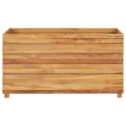 VidaXL Plantenbak Verhoogd 100x40x55 Cm Gerecycled Teakhout En Staal 8 VidaXL Plantenbak Verhoogd 100x40x55 Cm Gerecycled Teakhout En Staal -Tuinmeubelwinkel 0ca65a17ddb844618537cfe382b65136