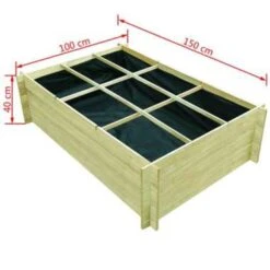VidaXL Plantenbak Verhoogd 150x100x40 Cm Geïmpregneerd Hout 8 VidaXL Plantenbak Verhoogd 150x100x40 Cm Geïmpregneerd Hout -Tuinmeubelwinkel 0fe1154a7eec43948155429a1b697853