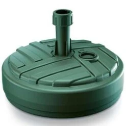 Prosperplast Parasolvoet - Rond - Rotan - Groen - 10 L - 39 Cm