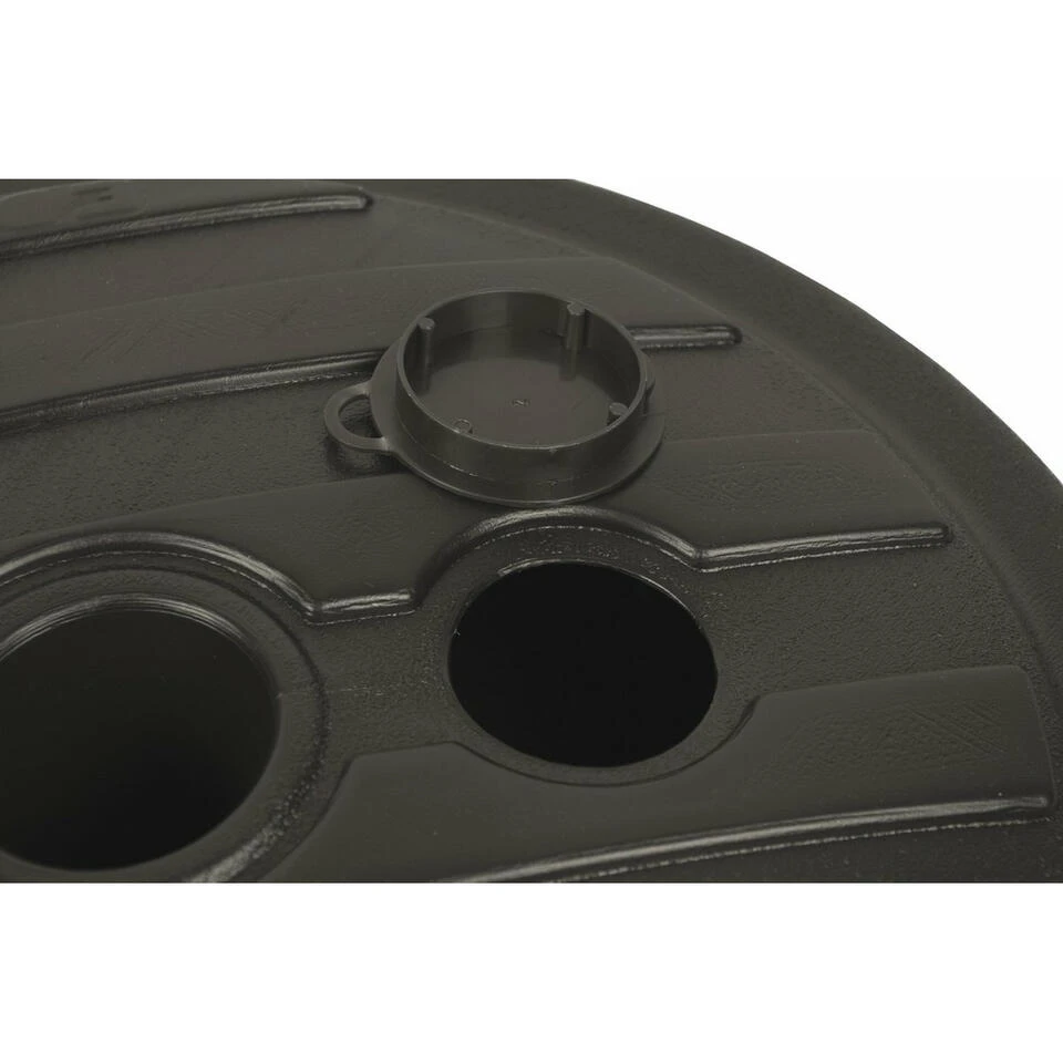 Merkloos Parasolvoet - Rond - Antraciet - D42 Cm - 13 Liter - Kunststof 4 Merkloos Parasolvoet - Rond - Antraciet - D42 Cm - 13 Liter - Kunststof - Afbeelding 2