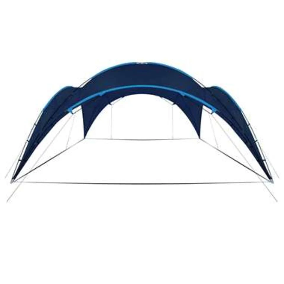 VidaXL Partytent Boog 450x450x265 Cm Donkerblauw 3 VidaXL Partytent Boog 450x450x265 Cm Donkerblauw