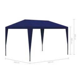 VidaXL Partytent 3x3 M Blauw 9 VidaXL Partytent 3x3 M Blauw -Tuinmeubelwinkel 1000001144 0103