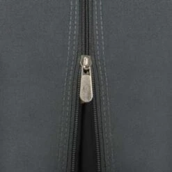 VidaXL Prieel Met Gordijn 3x3 M Aluminium Zwart -Tuinmeubelwinkel 1000001222 0102