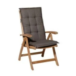 Madison Tuinstoelkussen Hoge Rug Outdoor Oxford Taupe -Tuinmeubelwinkel 1000002226 0103