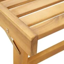 VidaXL Ligbed Met Kussen Inklapbaar Massief Acaciahout 9 VidaXL Ligbed Met Kussen Inklapbaar Massief Acaciahout -Tuinmeubelwinkel 1000002607 0103