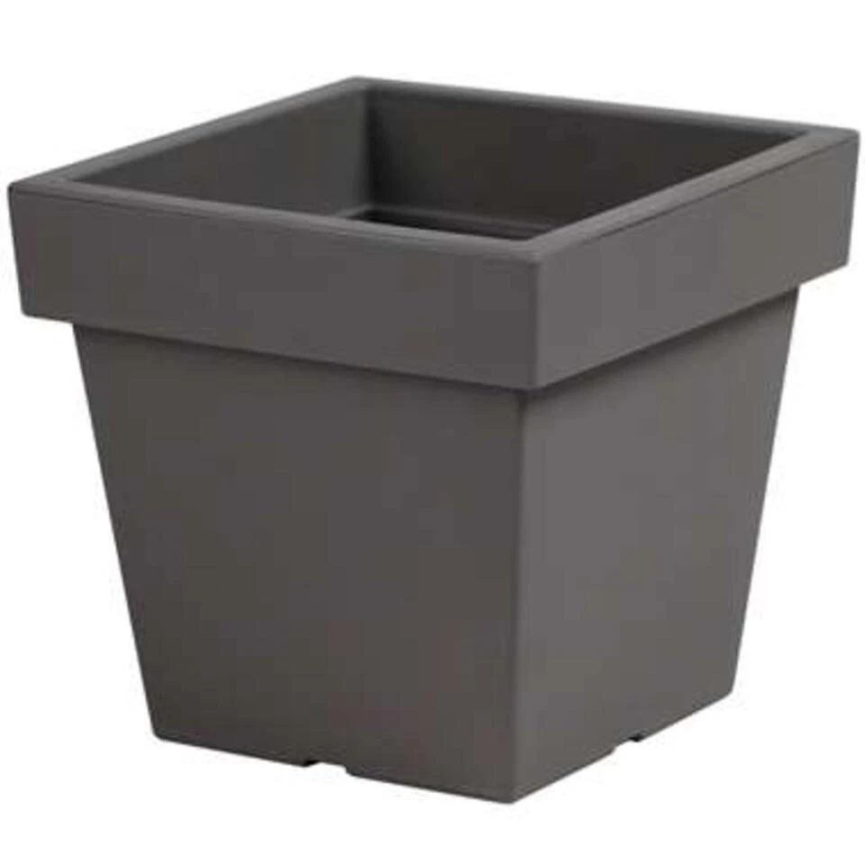 Prosperplast Prosperplats Bloempot - Lichtgrijs - Vierkant - Kunststof - 27 Cm 3 Prosperplast Prosperplats Bloempot - Lichtgrijs - Vierkant - Kunststof - 27 Cm