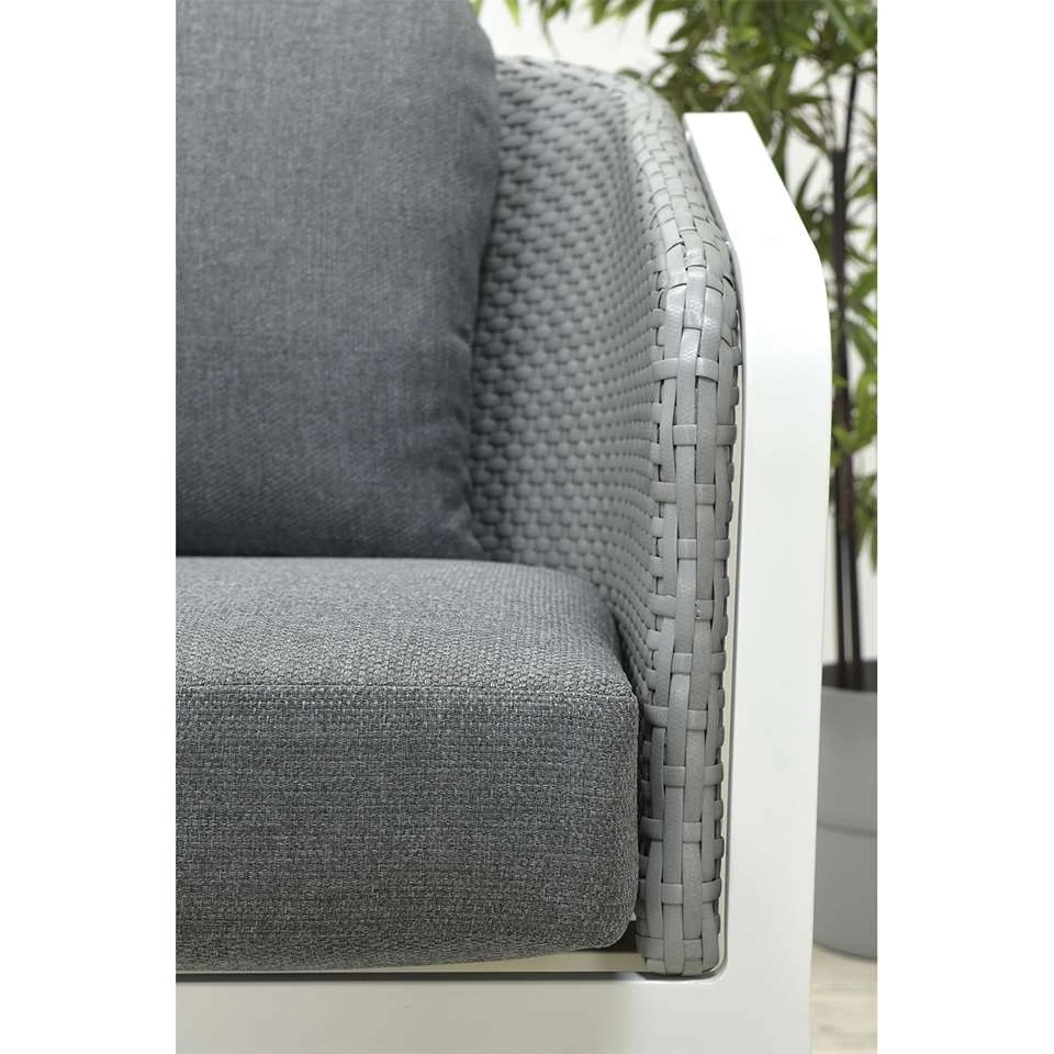 Garden Impressions Pula Loungeset 5-delig - Wit 6 Garden Impressions Pula Loungeset 5-delig - Wit - Afbeelding 4