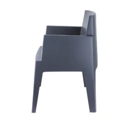 Garden Impressions Box Tuinstoel Antraciet The Original - 4 Stuks -Tuinmeubelwinkel 1000003862 0102