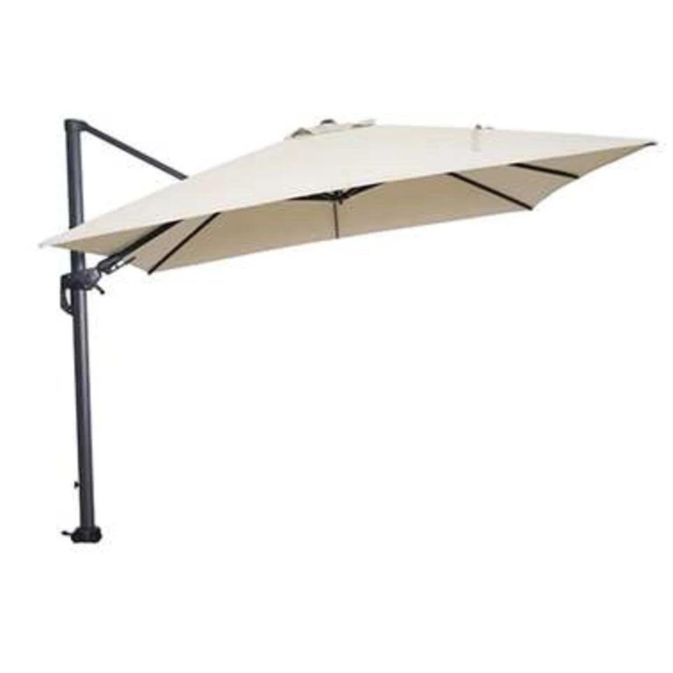 Garden Impressions Hawaii Zweefparasol 300x300 Cm Ecru 3 Garden Impressions Hawaii Zweefparasol 300x300 Cm Ecru