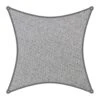 Coolaroo Schaduwdoek Vierkant 5,4x5,4m Grijs 2 Coolaroo Schaduwdoek Vierkant 5,4x5,4m Grijs -Tuinmeubelwinkel 1000006832