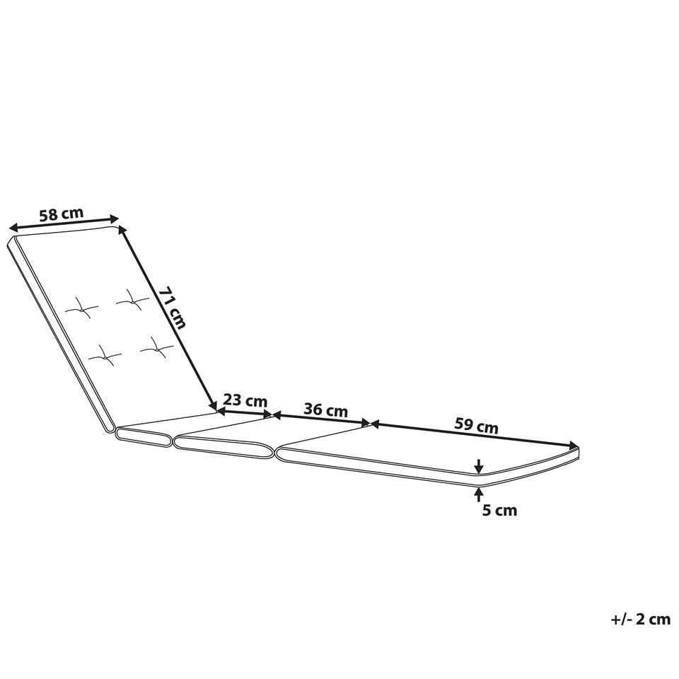 Beliani Zitkussen TOSCANA - Rood Polyester 5 Beliani Zitkussen TOSCANA - Rood Polyester - Afbeelding 3