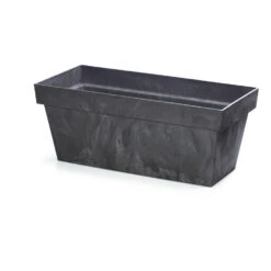 Prosperplast Plantenbak - Antraciet - Betonlook - Voor Buiten - 40 Cm