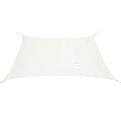 VidaXL Zonnescherm HDPE Rechthoek 2x4 M Wit