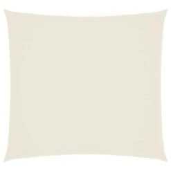 VidaXL Zonnescherm Vierkant 2x2 M Oxford Stof Crèmekleurig