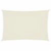 VidaXL Zonnescherm Rechthoekig 2x4 M Oxford Stof Crèmekleurig