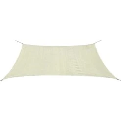 VidaXL Zonnescherm HDPE Rechthoekig 2x4 M Créme