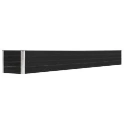 VidaXL Plantenbak Verhoogd 320x40x45 Cm Gegalvaniseerd Staal Antraciet