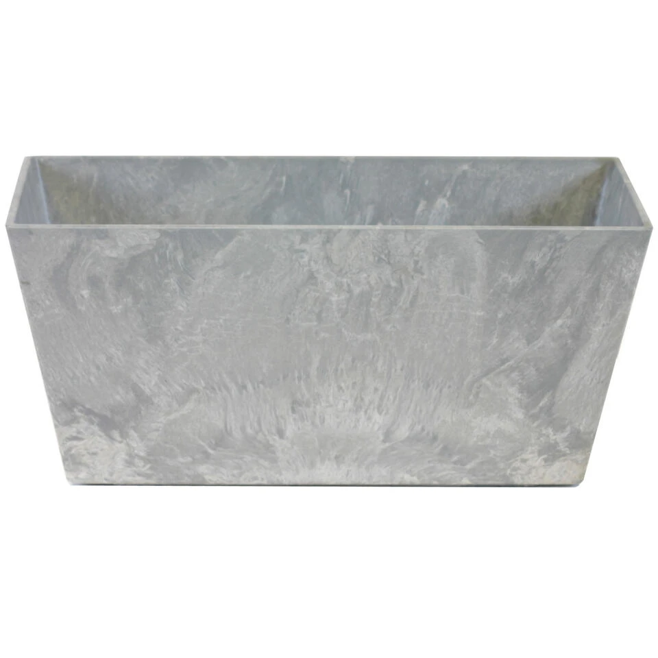 Steege Plantenbak - Gerecycled Kunststof - Steengrijs - 37 X 17 Cm 3 Steege Plantenbak - Gerecycled Kunststof - Steengrijs - 37 X 17 Cm