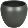 Floran Bloempot Rian - Mat Antraciet - Keramiek - 22 X 18 Cm -Tuinmeubelwinkel 1000011593