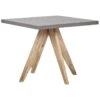 Beliani Eettafel OLBIA - Grijs Vezelcement -Tuinmeubelwinkel 1000011858