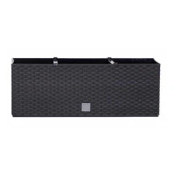 Tuinmeubelwinkel 57 Prosperplast Plantenbak Rato - Antraciet - 17 L - 51 X 19 X 18 Cm