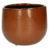 Mica Decorations Bloempot - Keramiek - Ribbel - Okergeel - 14 X 16 Cm 2 Mica Decorations Bloempot - Keramiek - Ribbel - Okergeel - 14 X 16 Cm -Tuinmeubelwinkel 1000013413