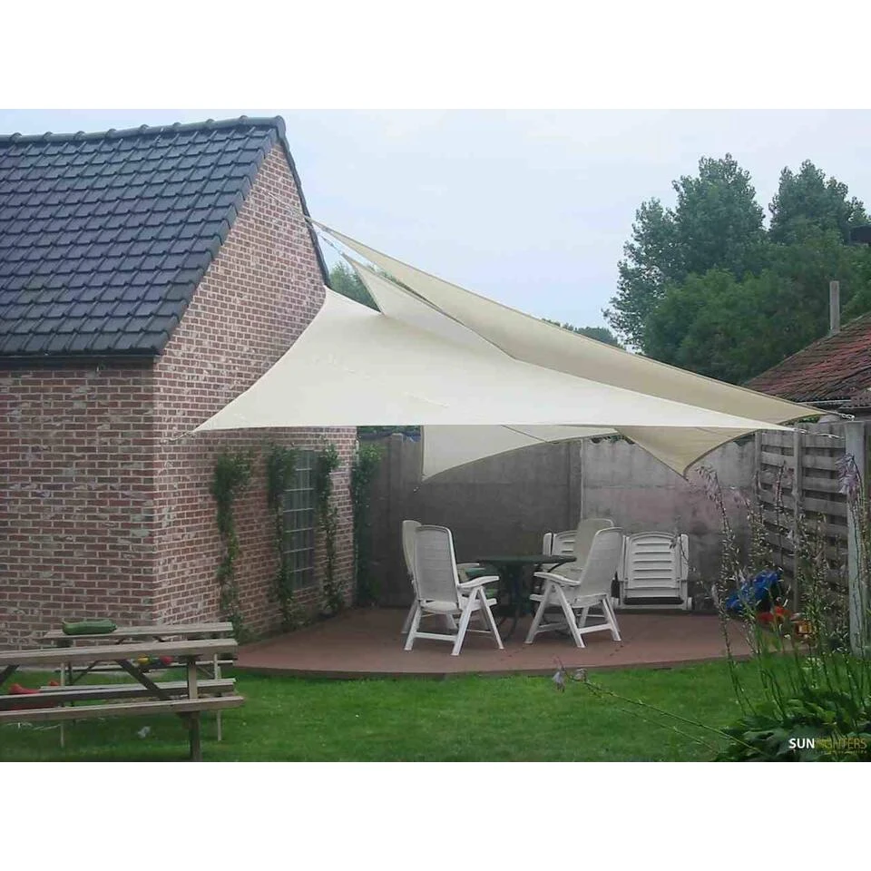 Sunfighters Wavesail Waterdicht 2,90x4 Taupe 5 Sunfighters Wavesail Waterdicht 2,90x4 Taupe - Afbeelding 3