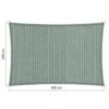 Shadow Comfort Rechthoek 2x4m Country Blue Met Bevestigingsset -Tuinmeubelwinkel 1000013830