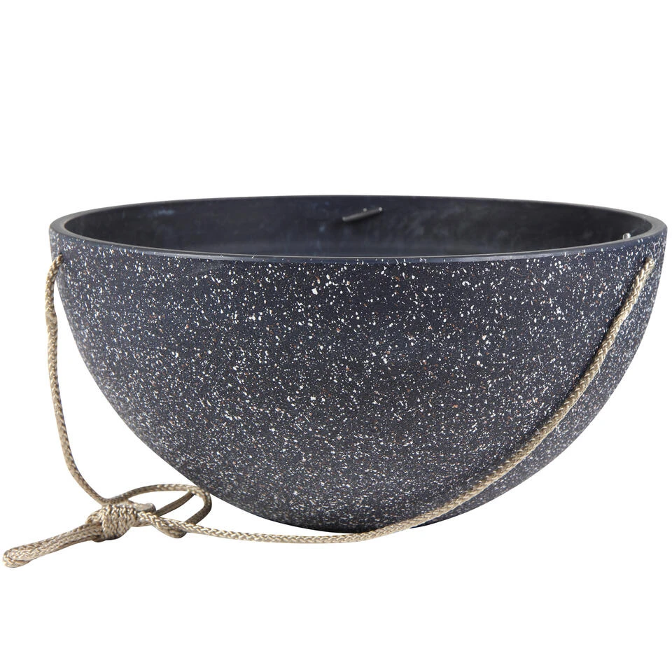 Ter Steege Plantenpot - Hangend - Zwart - Kunststof - 35 X 17 Cm 3 Ter Steege Plantenpot - Hangend - Zwart - Kunststof - 35 X 17 Cm