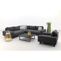 VDG Barcelona/cuba Sunbrella Loungeset - Sooty + Stoel -Tuinmeubelwinkel 1000031635 0102