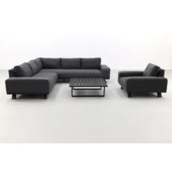 VDG Barcelona/cuba Sunbrella Loungeset - Sooty + Stoel -Tuinmeubelwinkel 1000031635 0103