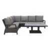 VDG Darwin/Rockford Lounge Dining Set - Antraciet -Tuinmeubelwinkel 1000031637