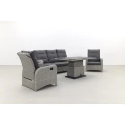 VDG Verstelbare Loungeset Hollywood - White Grey 9 VDG Verstelbare Loungeset Hollywood - White Grey -Tuinmeubelwinkel 1000031646 0103