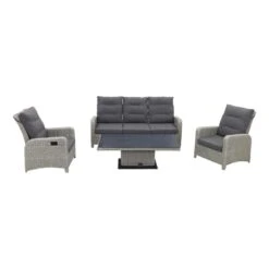VDG Verstelbare Loungeset Hollywood - White Grey