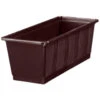 Geli Plantenbak - Bruin - Rechthoekig - 40 X 17,5 X 14,5 Cm -Tuinmeubelwinkel 1000033420