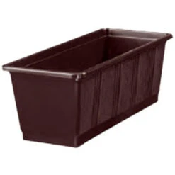 Geli Plantenbak - Bruin - Rechthoekig - 40 X 17,5 X 14,5 Cm