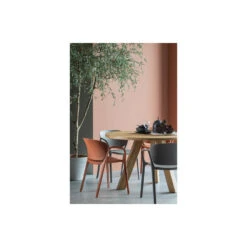 WOOOD Tuinstoel Bent - Kunststof - Terra - Set Van 4 9 WOOOD Tuinstoel Bent - Kunststof - Terra - Set Van 4 -Tuinmeubelwinkel 1000033690 0103