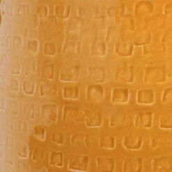 Mica Decorations Floyd Bloempot - H23,5 X Ø28 Cm - Okergeel -Tuinmeubelwinkel 1000034001 0111