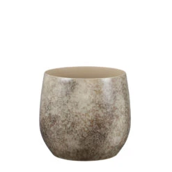 Mica Decorations Oliver Bloempot - H26 X Ø29 Cm - Terracotta - Bruin