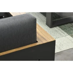 Garden Impressions Plaza Loungeset 4-delig - Sagres Sfeerhaard -Tuinmeubelwinkel 1000035548 0103