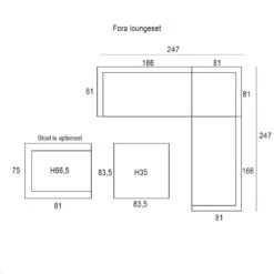 Garden Impressions Fora Loungeset 5-delig - Koper 8 Garden Impressions Fora Loungeset 5-delig - Koper -Tuinmeubelwinkel 1000035556 0103