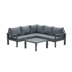 Garden Impressions Parral Hoek Loungeset 4-delig - Mystic Grijs