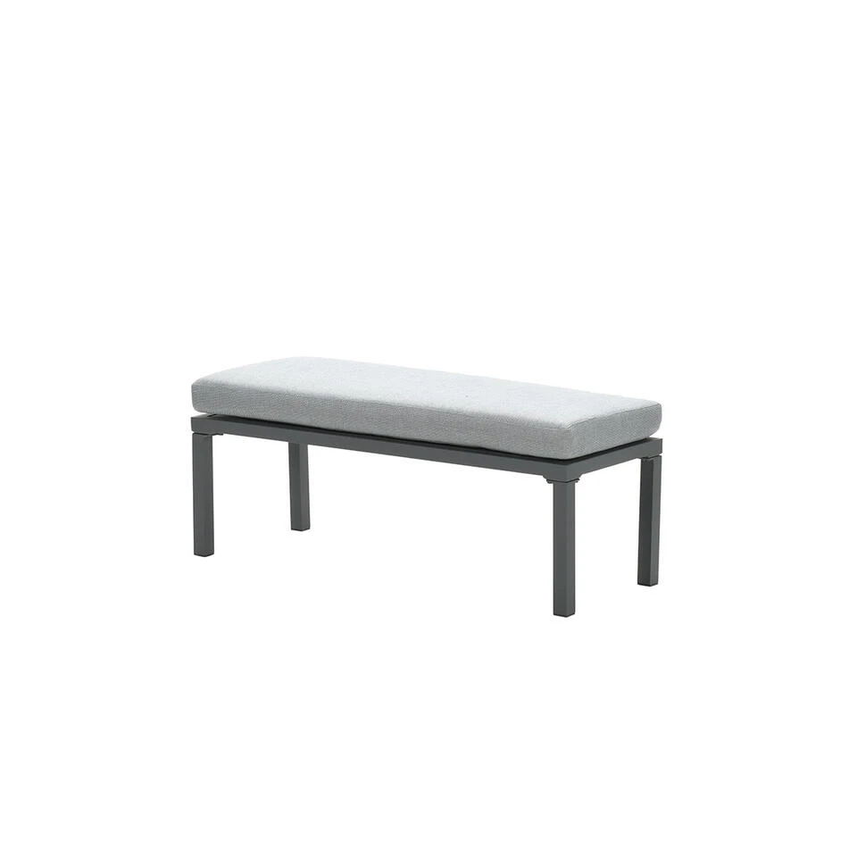 Garden Impressions Brendon Sportbank 120x45 Cm - Licht Grijs 3 Garden Impressions Brendon Sportbank 120x45 Cm - Licht Grijs