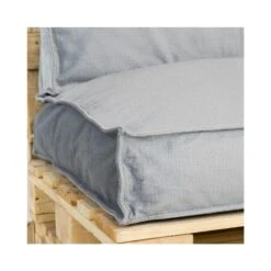 2L Home & Garden Loungekussen Velvet Lichtgrijs - 60 X 60cm -Tuinmeubelwinkel 1000035616 0102