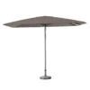 Madison - Parasol Profi-line - Vierkant 400x300 - Volant - Taupe -Tuinmeubelwinkel 1000036290
