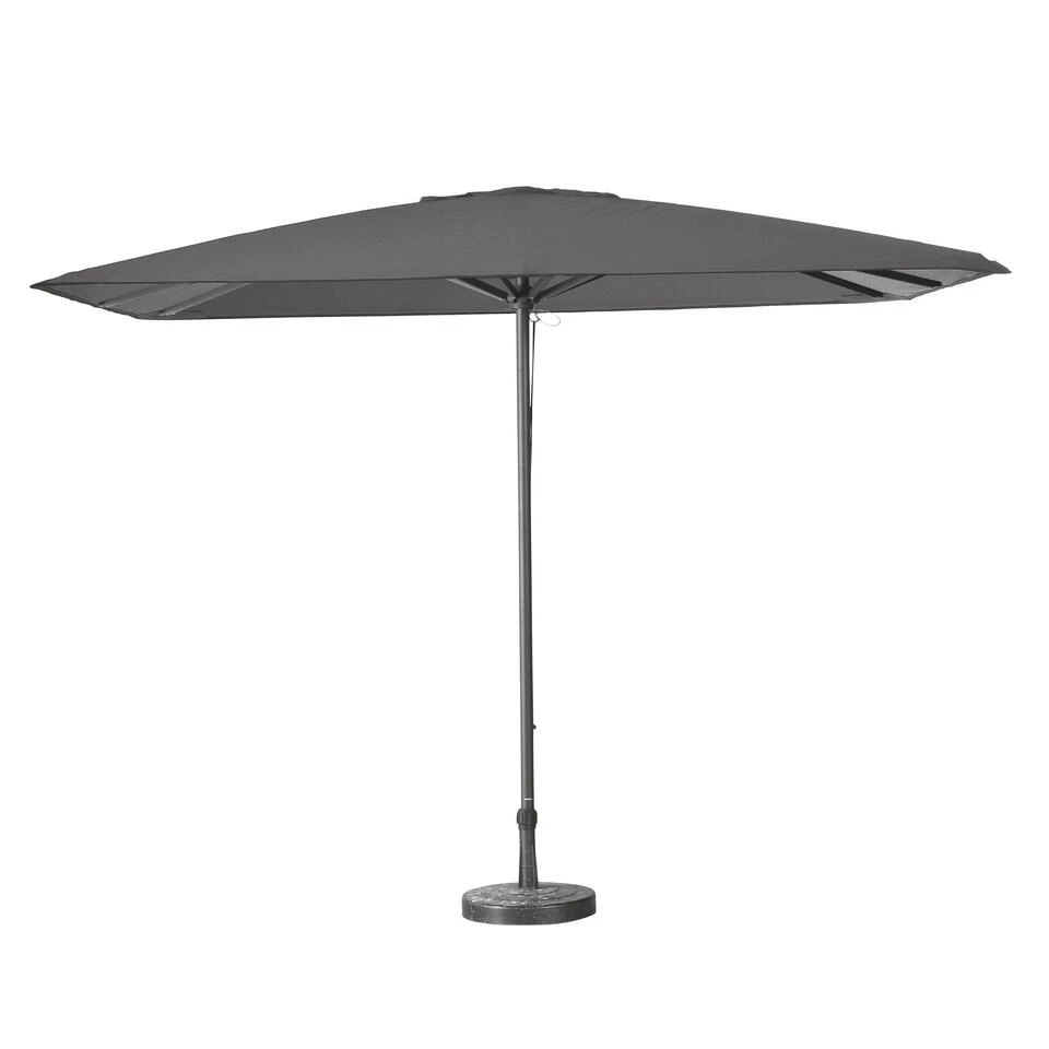 Madison - Parasol Profi-line - Rond 400x300 - Volant - Grijs 4 Madison - Parasol Profi-line - Rond 400x300 - Volant - Grijs - Afbeelding 2