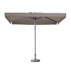 Madison - Parasol Profi-line 350x350 - Vierkant - Volant Taupe