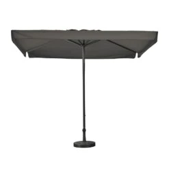 Madison - Parasol Profi-line 350x350cm - Vierkant - Volant - Grijs -Tuinmeubelwinkel 1000036303 0101